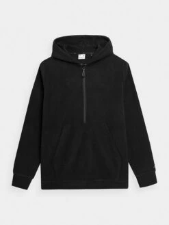 4F Fleecehoodie In Schwarz