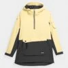 4F Ski-/ Snowboardjacke In Gelb/ Schwarz