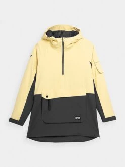 4F Ski-/ Snowboardjacke In Gelb/ Schwarz