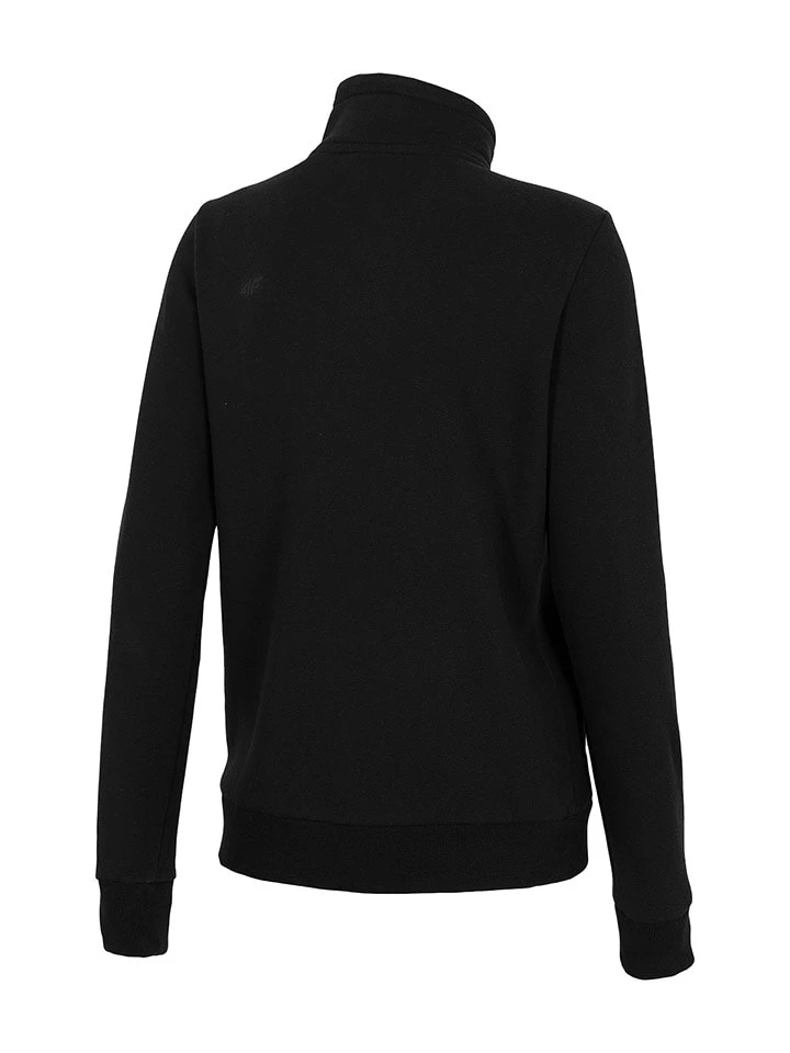 4F Sweatjacke In Schwarz 4 4F Sweatjacke In Schwarz – Bild 2
