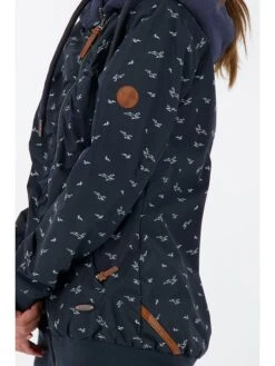 Sweatjacke In Dunkelblau -Damenbekleidung alife and kickin sweatjacke in dunkelblau 4