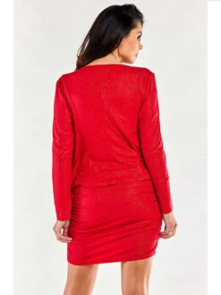 Blazer In Rot -Damenbekleidung awama blazer in rot 2