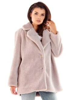 Teddymantel In Beige