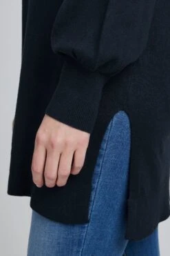 B.young Longpullover In Grau -Damenbekleidung b young longpullover in grau 4