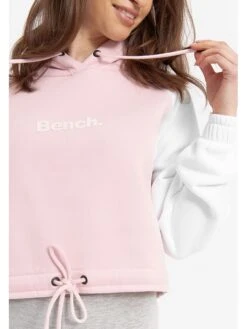 Bench Hoodie "Dazie" In Rosa/ Weiß -Damenbekleidung bench hoodie dazie in rosa weiss 2