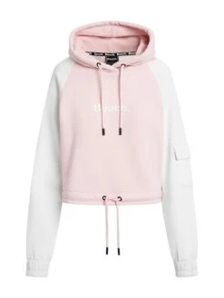 Bench Hoodie "Dazie" In Rosa/ Weiß -Damenbekleidung bench hoodie dazie in rosa weiss 3