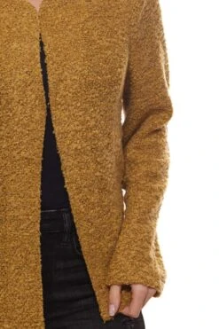 Bianca Strick-Jacke In Gelb -Damenbekleidung bianca strick jacke in gelb 2