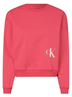 Calvin Klein Jeans Sweatshirt In Pink Weiß