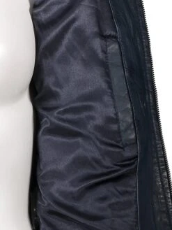 Lederjacke "Ariel" In Dunkelblau -Damenbekleidung caminari lederjacke ariel in dunkelblau 2