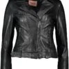 Lederjacke "Lisette" In Schwarz