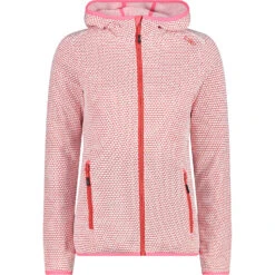 Campagnolo® Fleecejacke Mit Kapuze In Lachs