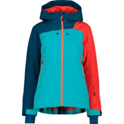 Damenbekleidung -Damenbekleidung campagnolo jacke fix hood in turkis 1