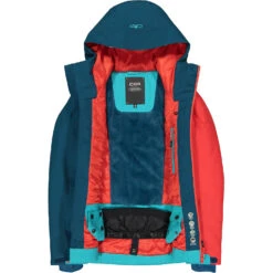 Campagnolo® Jacke Fix Hood In Türkis -Damenbekleidung campagnolo jacke fix hood in turkis 6