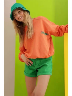 Sweatshirt In Orange