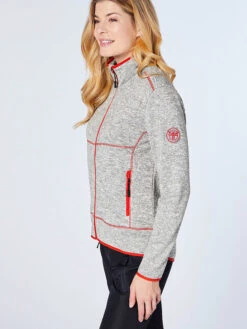 Chiemsee Fleecejacke "Lohja" In Grau -Damenbekleidung chiemsee fleecejacke lohja in grau 3