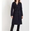 Wollmantel In Dunkelblau 2 Wollmantel In Dunkelblau -Damenbekleidung ciriana wollmantel in dunkelblau
