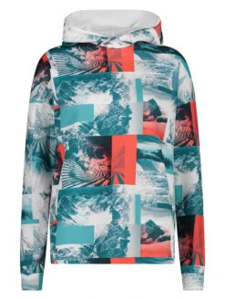 CMP Fleecehoodie In Türkis/ Orange