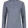 CMP Fleecepullover In Grau -Damenbekleidung cmp fleecepullover in grau