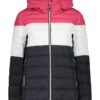 CMP Steppjacke In Pink/ Weiß/ Schwarz -Damenbekleidung cmp steppjacke in pink weiss schwarz