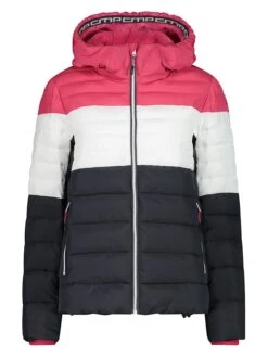 CMP Steppjacke In Pink/ Weiß/ Schwarz