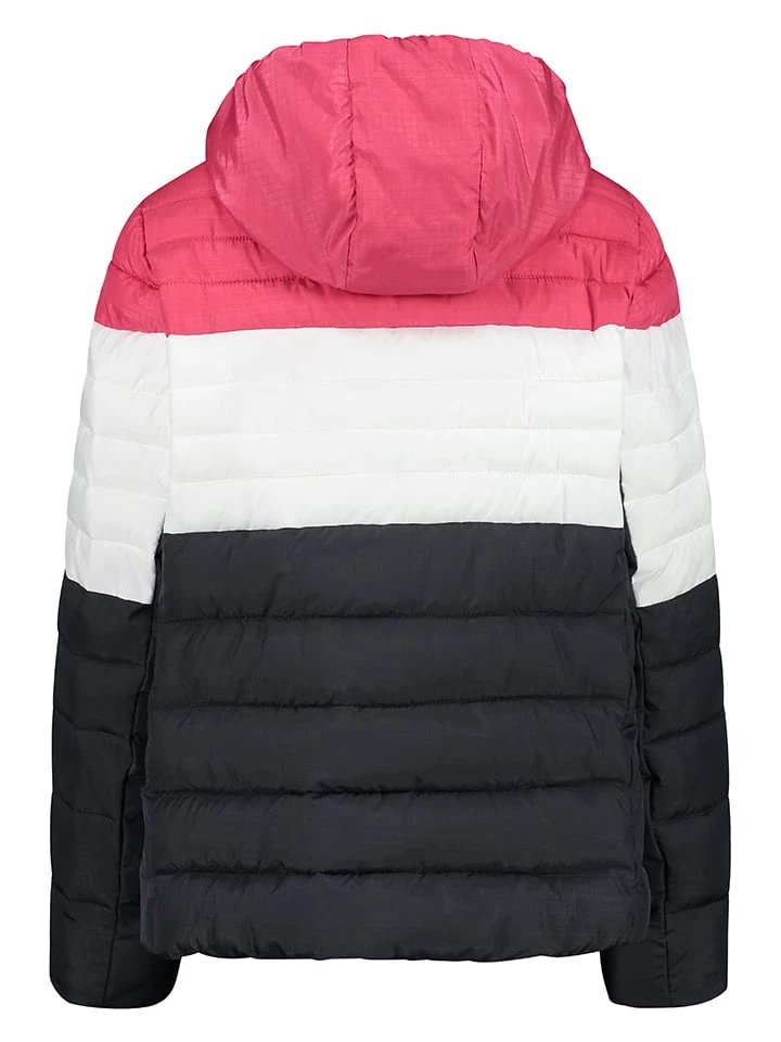 CMP Steppjacke In Pink/ Weiß/ Schwarz 6 CMP Steppjacke In Pink/ Weiß/ Schwarz – Bild 4