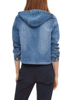 Denim-Jacke Blau -Damenbekleidung comma ci denim jacke blau 1