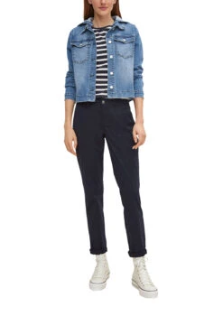 Denim-Jacke Blau -Damenbekleidung comma ci denim jacke blau 3