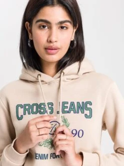 Hoodie In Beige 12 Hoodie In Beige -Damenbekleidung cross jeans hoodie in beige 4