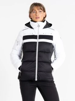 Dare 2b Ski-/Snowboardjacke "Crystallize" In Schwarz/ Weiß