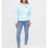 Derbe Hoodie In Hellblau -Damenbekleidung derbe hoodie in hellblau