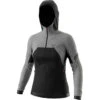 Dynafit Fleecejacke Tour Wool Thermal Hooded In Grau -Damenbekleidung dynafit fleecejacke tour wool thermal hooded in grau