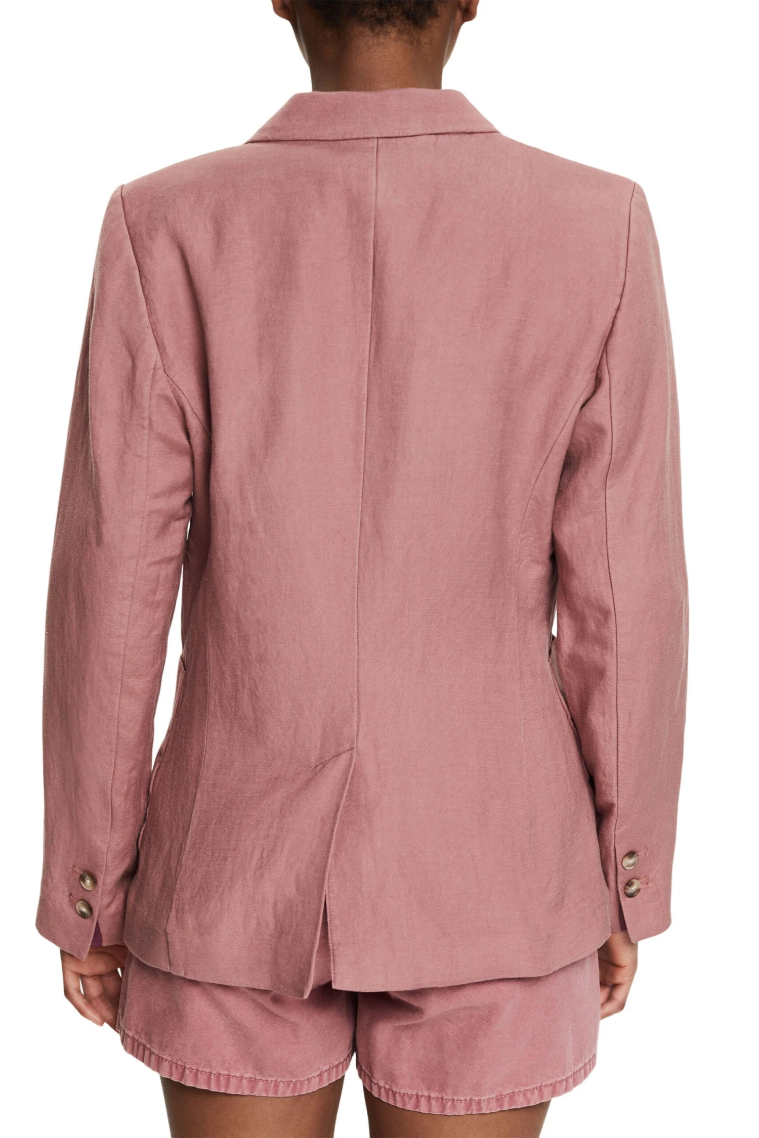 ESPRIT Ein-Knopf-Blazer Mauve 5 ESPRIT Ein-Knopf-Blazer Mauve – Bild 3