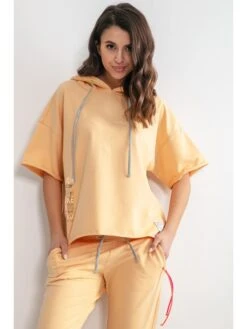 Damenbekleidung -Damenbekleidung fobya 2tlg outfit in orange 1