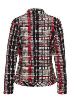 Leichtjacke METROPOLIS MIX In Schwarz/Cranberry/Ecru 13 Leichtjacke METROPOLIS MIX In Schwarz/Cranberry/Ecru -Damenbekleidung frank walder leichtjacke metropolis mix in schwarz cranberry ecru 5