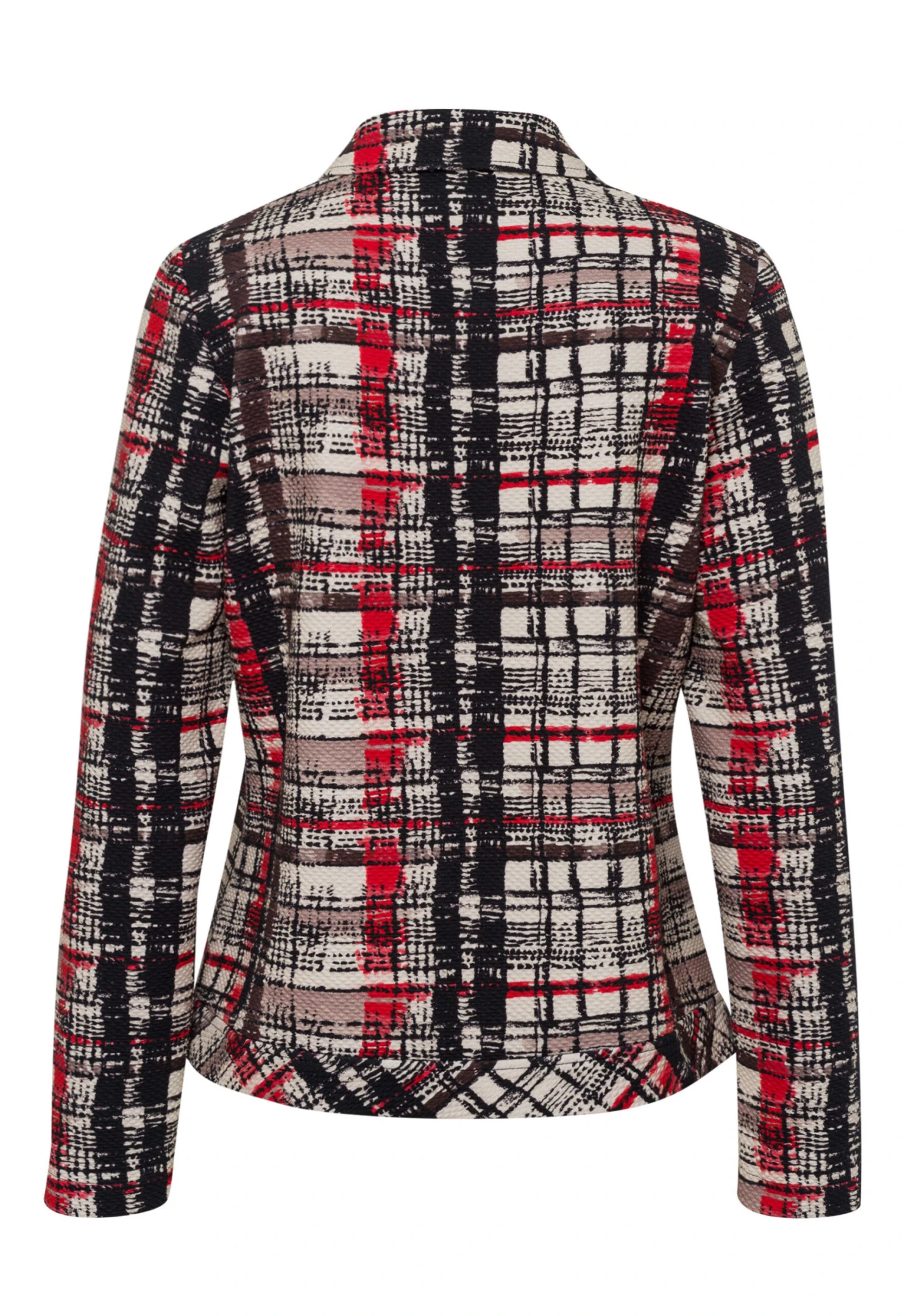 Leichtjacke METROPOLIS MIX In Schwarz/Cranberry/Ecru 8 Leichtjacke METROPOLIS MIX In Schwarz/Cranberry/Ecru – Bild 6