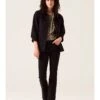 Garcia Jeansjacke In Schwarz -Damenbekleidung garcia jeansjacke in schwarz