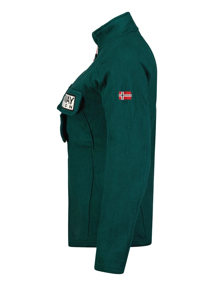 GEOGRAPHICAL NORWAY Fleecejacke "Tantouna" In Dunkelgrün 6 GEOGRAPHICAL NORWAY Fleecejacke "Tantouna" In Dunkelgrün – Bild 4