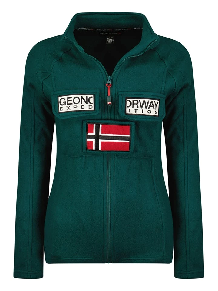 GEOGRAPHICAL NORWAY Fleecejacke "Tantouna" In Dunkelgrün 3 GEOGRAPHICAL NORWAY Fleecejacke "Tantouna" In Dunkelgrün