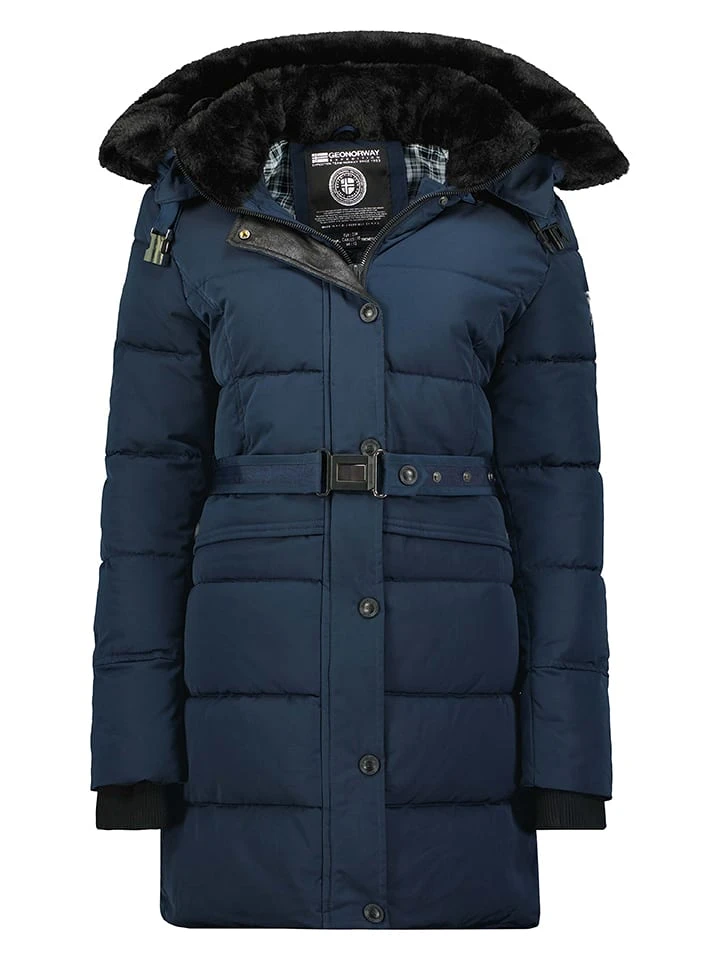 GEOGRAPHICAL NORWAY Steppmantel "Bettino" In Dunkelblau 3 GEOGRAPHICAL NORWAY Steppmantel "Bettino" In Dunkelblau