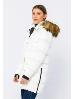 Winterjacke In Weiß -Damenbekleidung giorgio di mare winterjacke in weiss 2