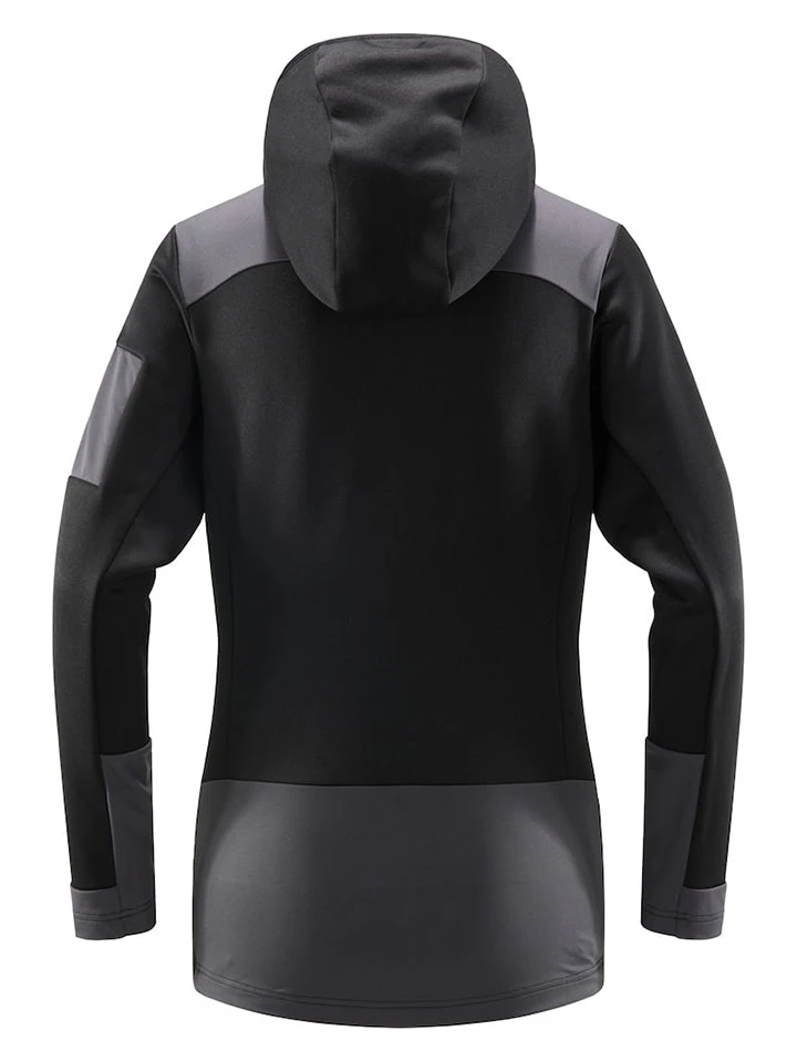 Fleecejacke "Astral" In Schwarz/ Grau 4 Fleecejacke "Astral" In Schwarz/ Grau – Bild 2