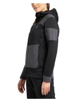 Fleecejacke "Astral" In Schwarz/ Grau 11 Fleecejacke "Astral" In Schwarz/ Grau -Damenbekleidung haglofs fleecejacke astral in schwarz grau 3