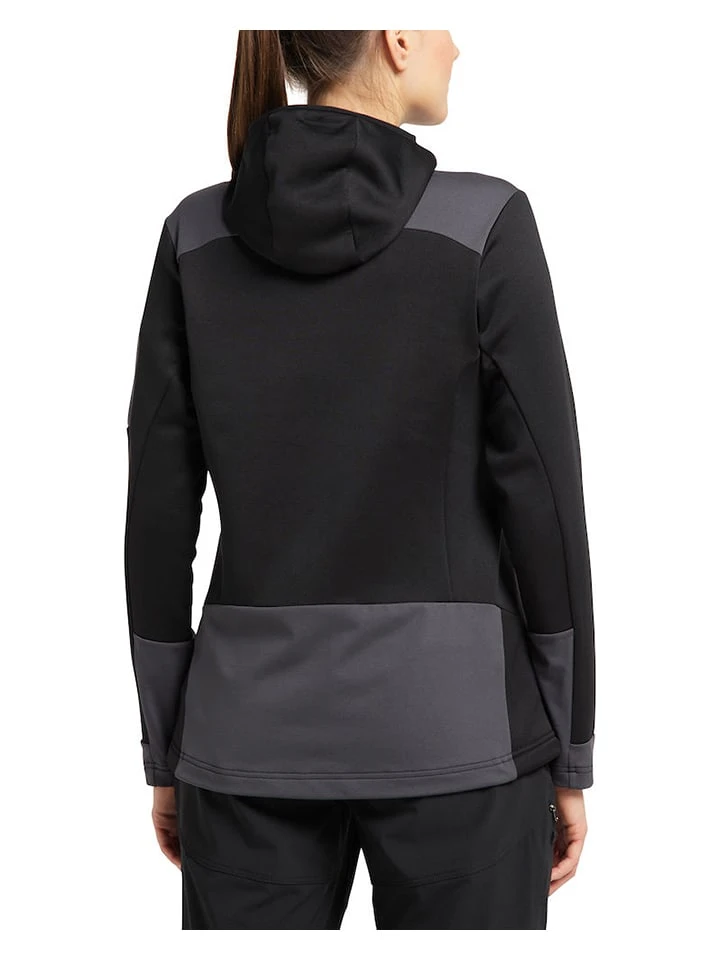 Fleecejacke "Astral" In Schwarz/ Grau 7 Fleecejacke "Astral" In Schwarz/ Grau – Bild 5