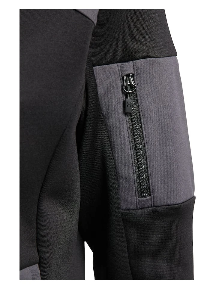 Fleecejacke "Astral" In Schwarz/ Grau 8 Fleecejacke "Astral" In Schwarz/ Grau – Bild 6