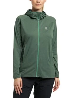 Fleecejacke "Mirre" In Grün -Damenbekleidung haglofs fleecejacke mirre in grun 2