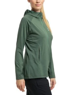 Fleecejacke "Mirre" In Grün -Damenbekleidung haglofs fleecejacke mirre in grun 3