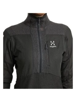 Fleecepullover "L.I.M Mid Fast" In Anthrazit -Damenbekleidung haglofs fleecepullover l i m mid fast in anthrazit 5