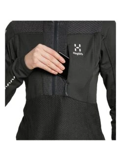 Fleecepullover "L.I.M Mid Fast" In Anthrazit -Damenbekleidung haglofs fleecepullover l i m mid fast in anthrazit 6