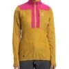 Fleecepullover "L.I.M Mid Fast" In Gelb/ Pink -Damenbekleidung haglofs fleecepullover l i m mid fast in gelb pink