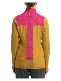 Fleecepullover "L.I.M Mid Fast" In Gelb/ Pink -Damenbekleidung haglofs fleecepullover l i m mid fast in gelb pink 2